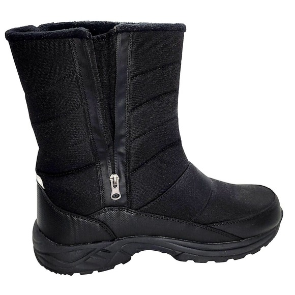 New SilentCare Waterproof Mid-Calf Winter Snow Boots Slip-on Outdoor Men's 10.5 - Picture 8 of 10